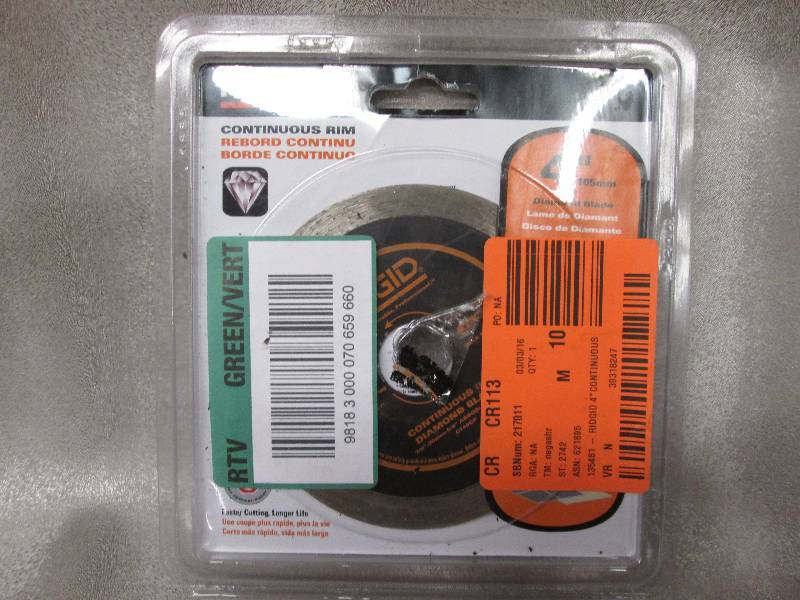 Ridgid 4 inch Continuous Diamond Bl...
