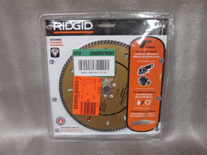 Ridgid 7 inch Diamond Stone Blade f...