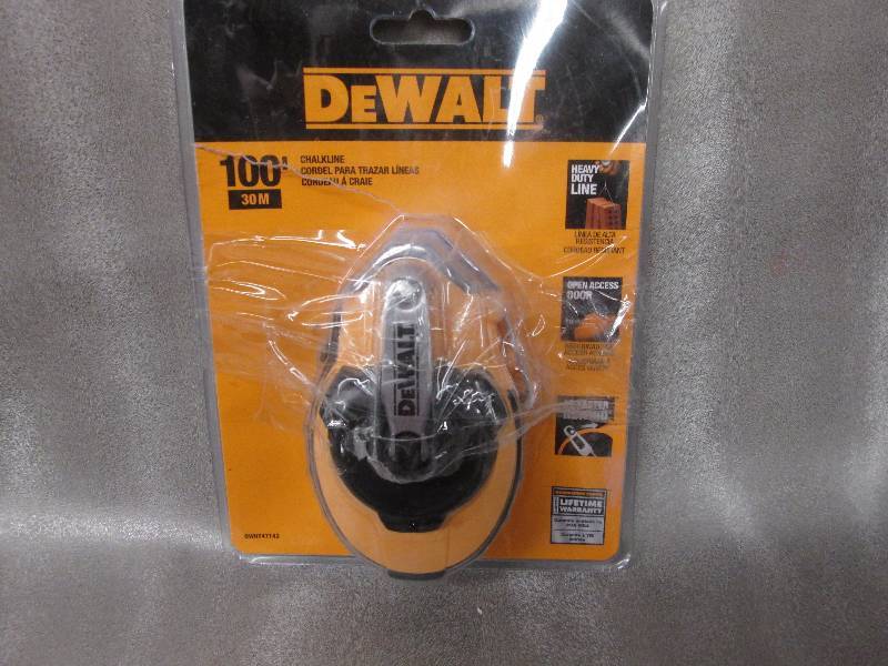 DeWalt 100ft Chalk Reel Retail $ 8....