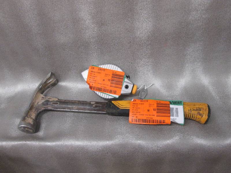 DeWalt chalk line & MIG hammer...