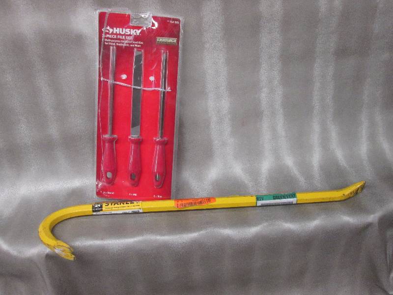 Husky 3 pc File Set, Stanley 24 inc...