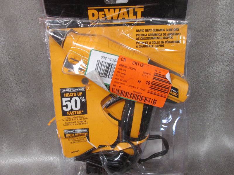 DeWalt Rapid Heat Ceramic Glue Gun ...