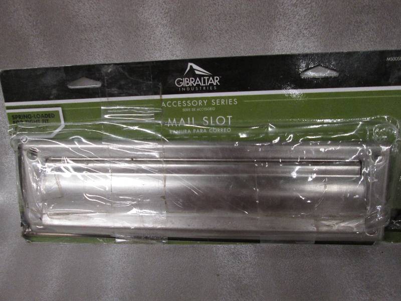 Gilbraltar Mail Slot, Steel Satin N...