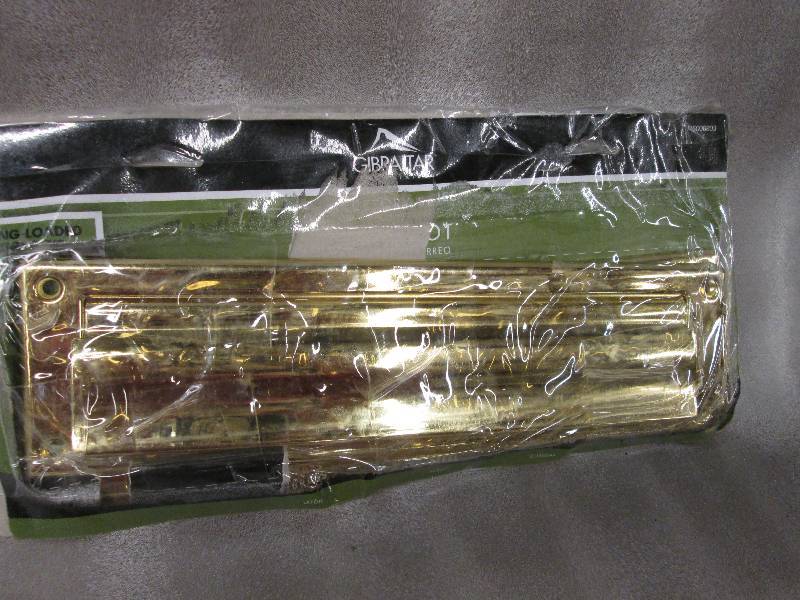 Gilbraltar Mail Slot, Steel Gold Re...