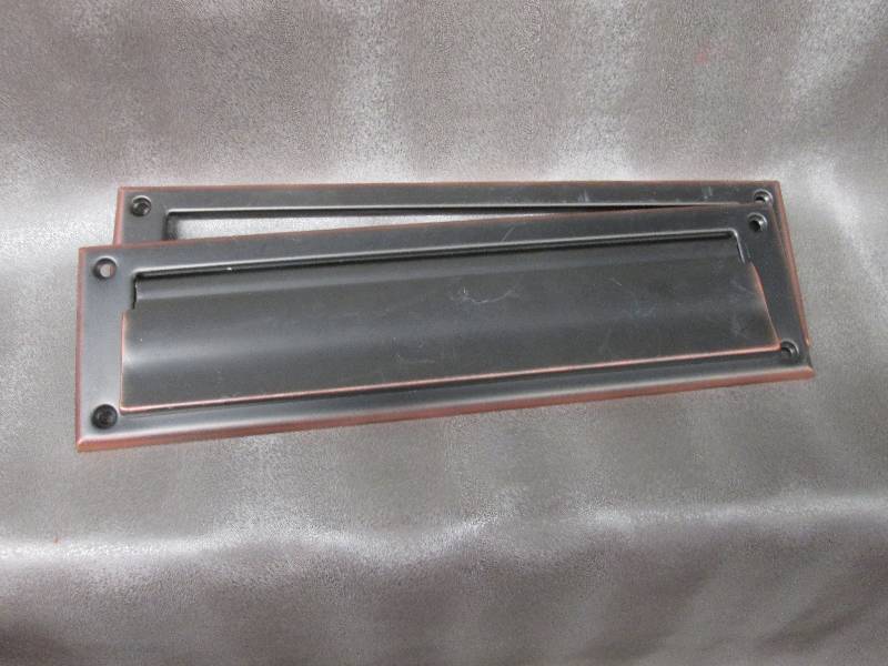 Gilbraltar Mail Slot, Steel Satin N...