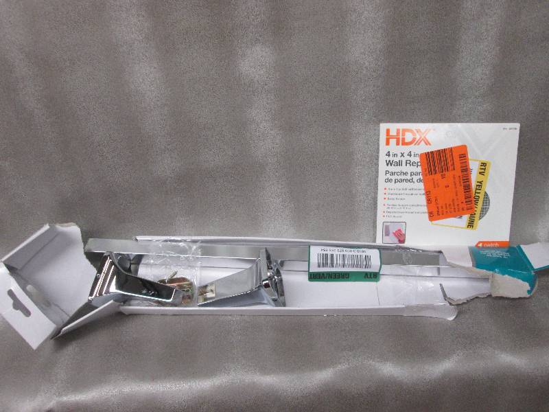 18 inch towel bar, HDX wallrepair k...