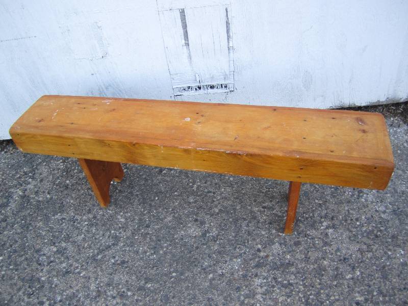 Wood bench, seat is 51 long...