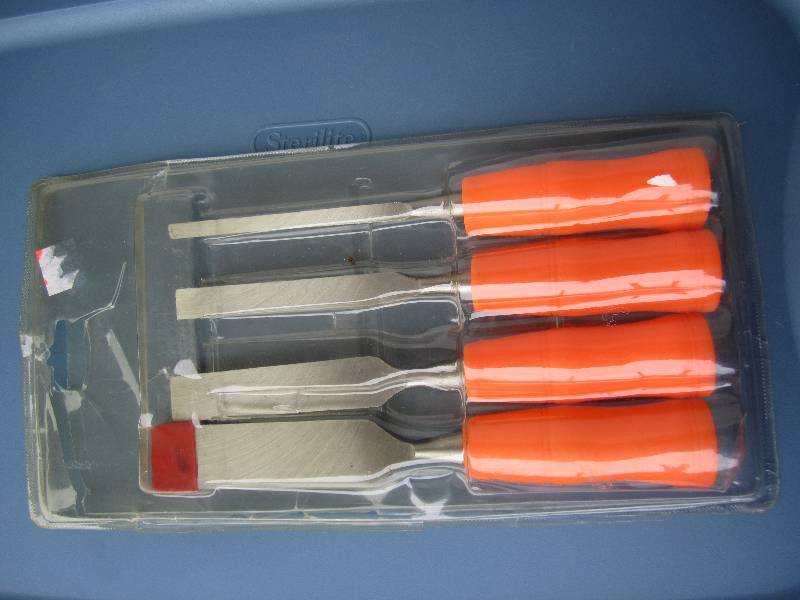 4 pc chisel set...
