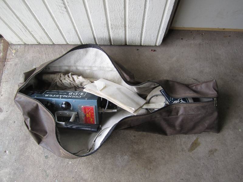 old fashion metal detector...