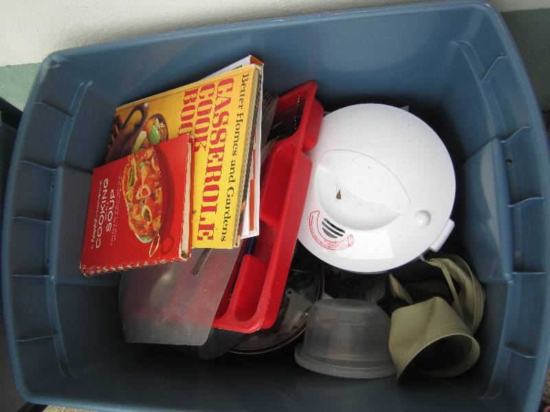 mixed kitchen supplies...
