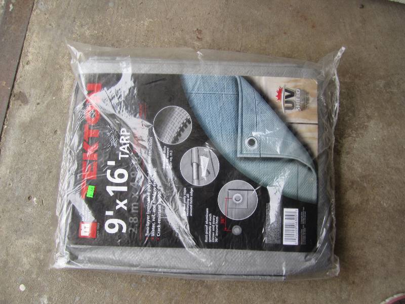 9x16 tarp silver new in package...