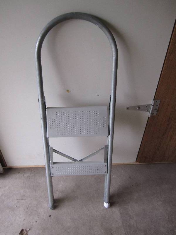white step ladder...