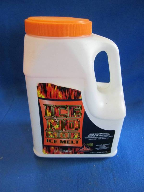 Full 12 lb jar of ice melter...