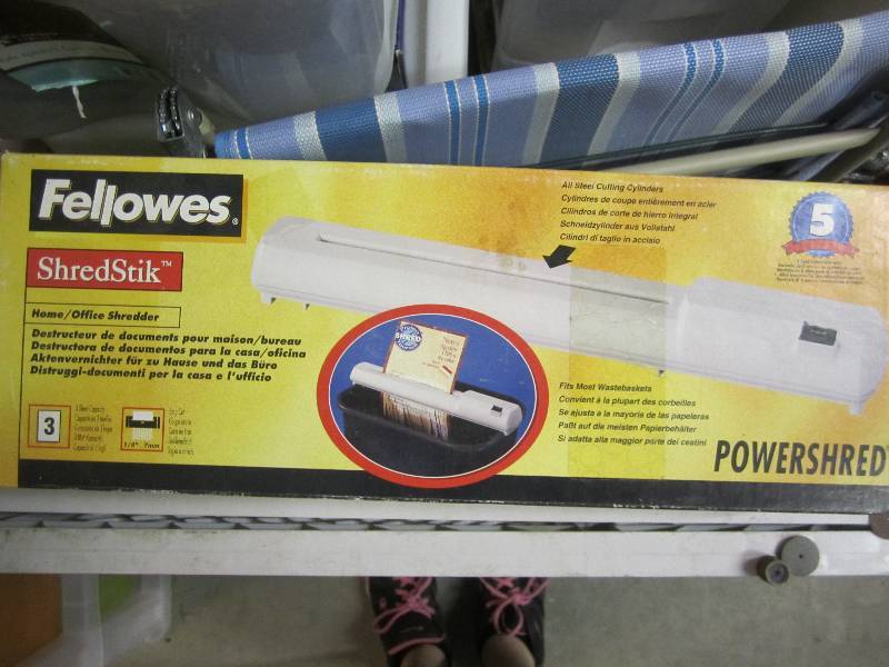 paper shredder top...