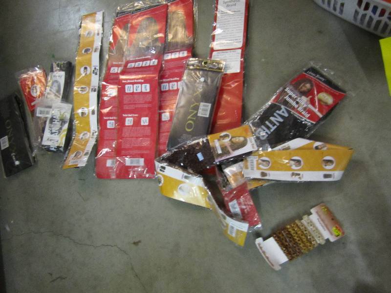 Lot of new artificial hair accessor...