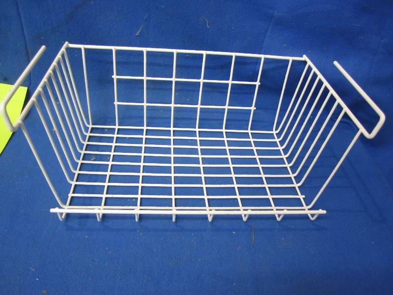 Wire file to hang from a shelf...
