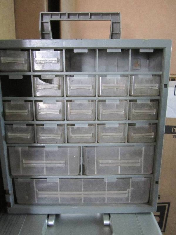 Organizer box, missing a couple dra...