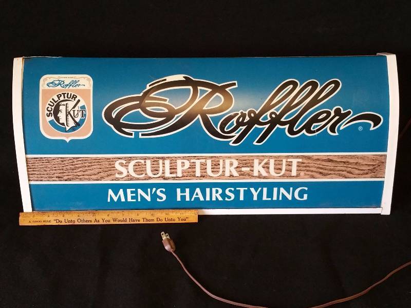 lot 27 image: Roffler Lighted Advertising Sign