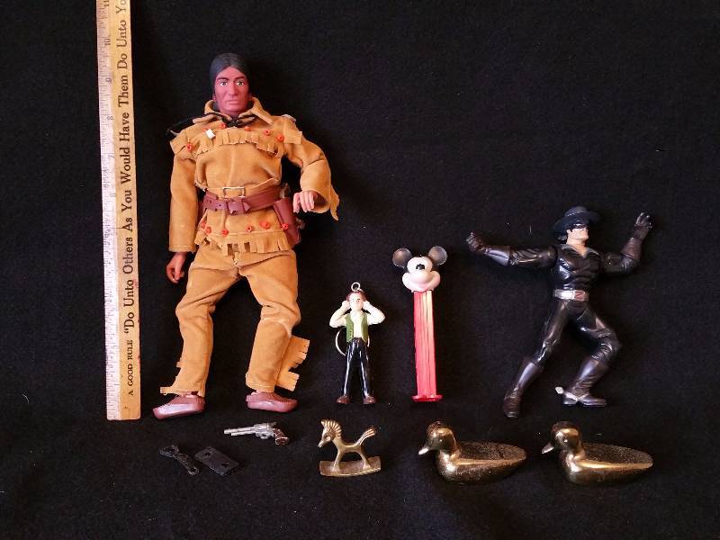 lot 36 image: 1973 Gabriel Tonto Lone Ranger Action Figure, Etc