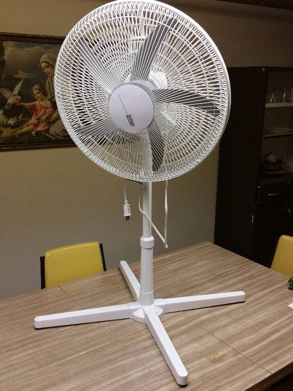 lot 72 image: Holmes Power 20 Oscilating Floor Fan