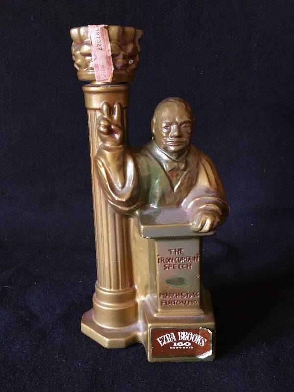 lot 58 image: 1st Edition Winston Churchill Decanter  Bottle