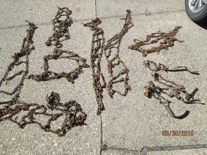 lot 174 image: 3 Pairs Tire Chains