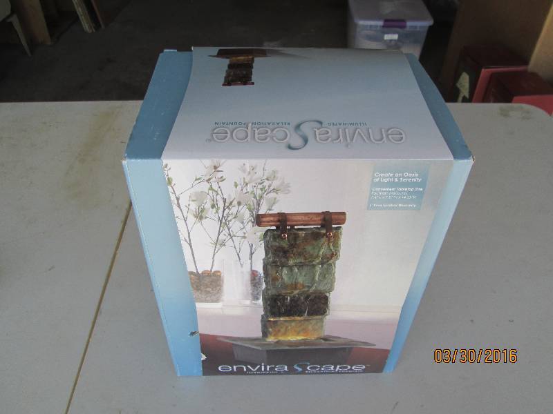 lot 190 image: Envira Scape Illuminated Relaxation Fountain
