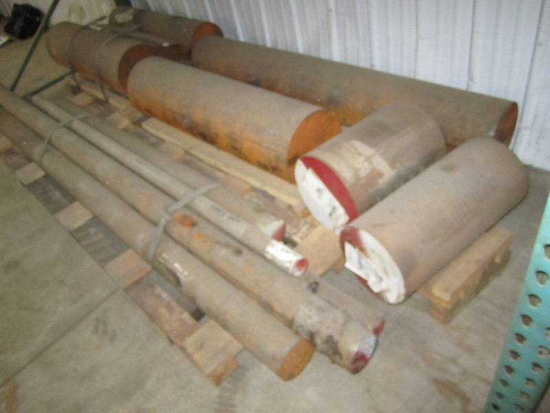 This lot features a large inventory of tool steel