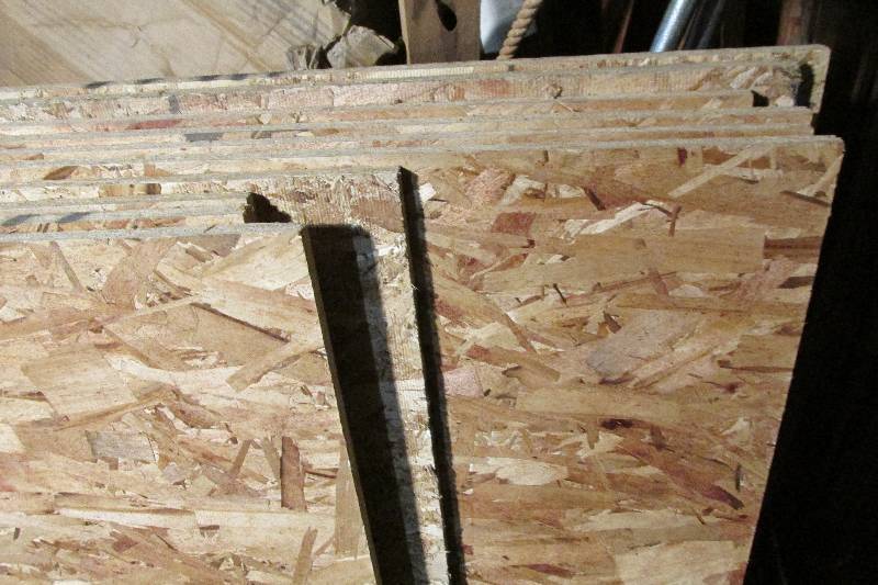 10 sheets of 12 OSB board, each p...