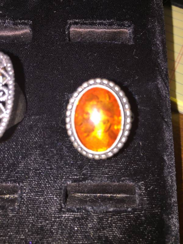 lot 11 image: 3 Artisian Made Sterling Rings