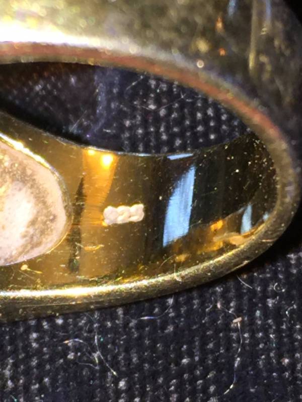 lot 16 image: 3 Artisian Made Sterling Rings