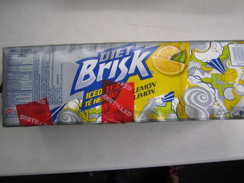 12 pack of pop  soda cans, package...