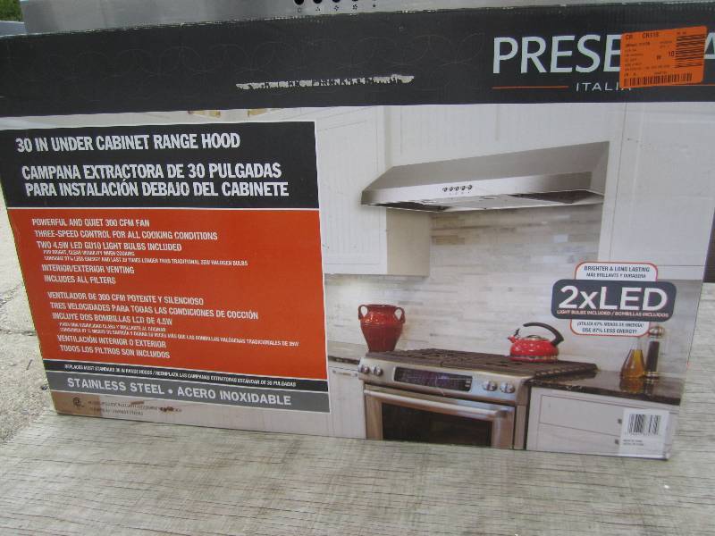 Presenza Model # QR045  30 in. Unde...