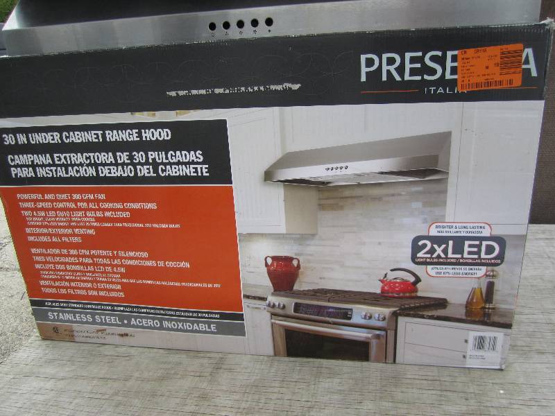 Presenza Model # QR045  30 in. Unde...