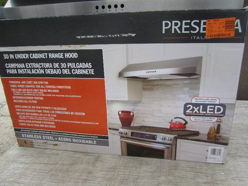 Presenza Model # QR045  30 in. Unde...