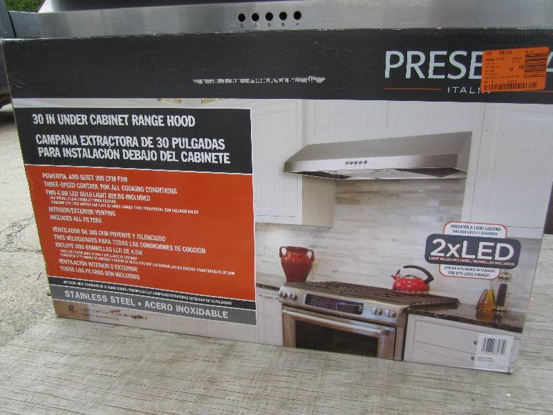 Presenza Model # QR045  30 in. Unde...