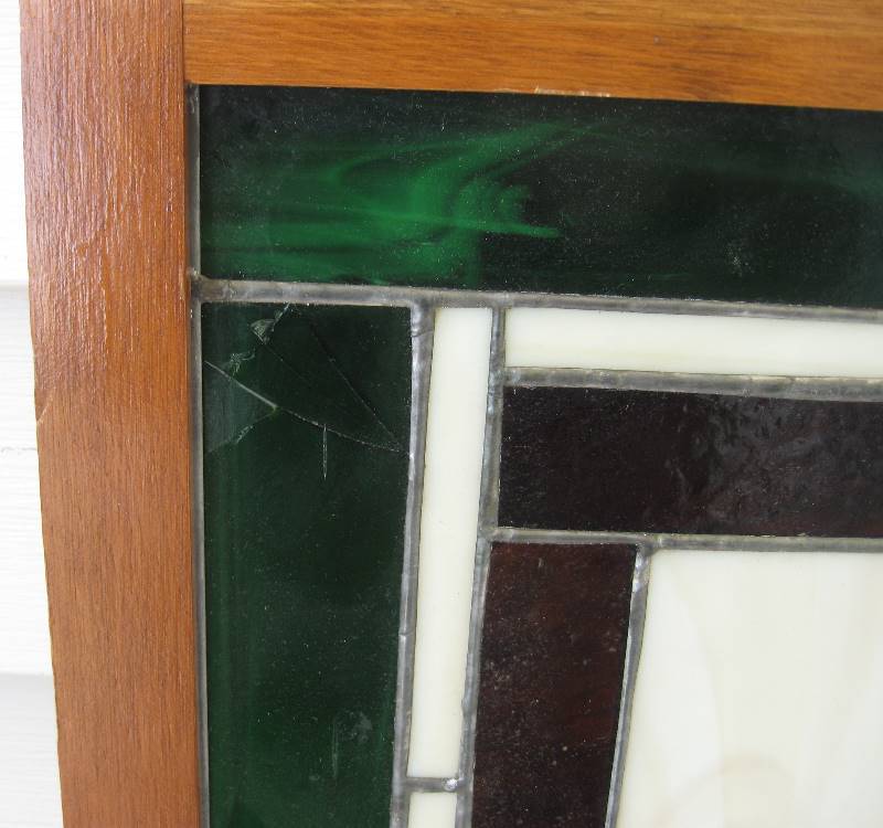 lot 47 image: Large, Indoor, Stained Glass Window