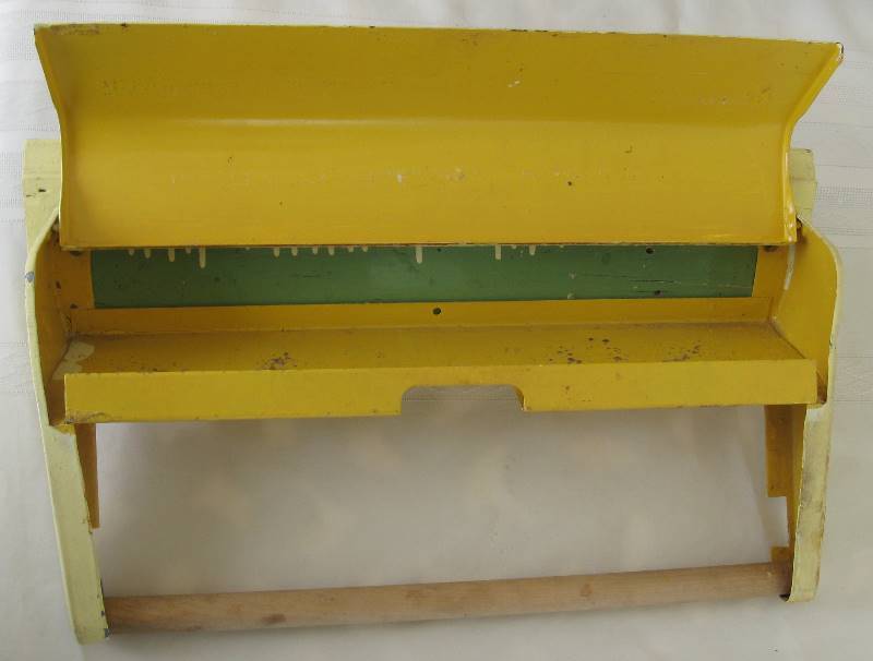 lot 42 image: Vintage Kitchen Lot - Spice Racks, Wax PaperPaper Towel Holder, Bread Basket.