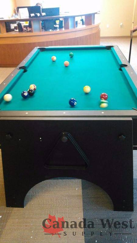 NEW FULL SIZE 3 IN 1 GAMES POOL , AIR HOCKEY AND PING PONG TABLE WITH COVER 84
