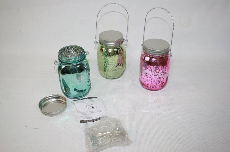 Mason Jar Lights- set of 3