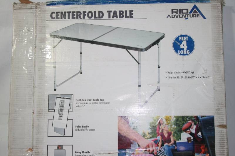 Centerfold table