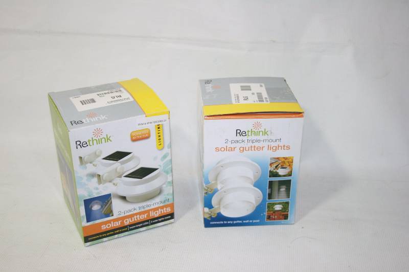 Lot of 2 Gutter lights