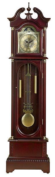 Cherry Colored Granfather Clock 72