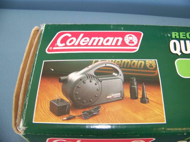 lot 55 image: Coleman, Quick Pump  Air Pump in Original Box