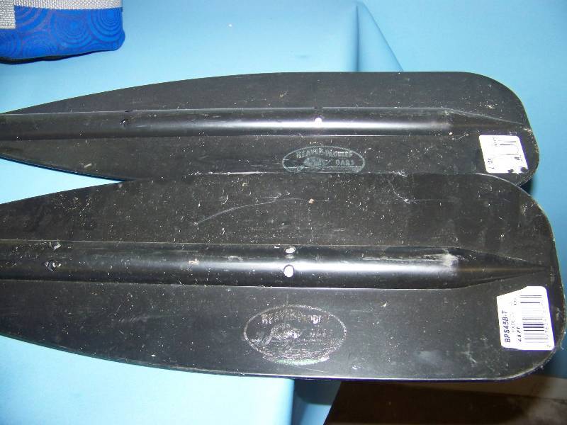 lot 38 image: Canoe  Kayak  Raft  Boat Paddles and Life Jacket