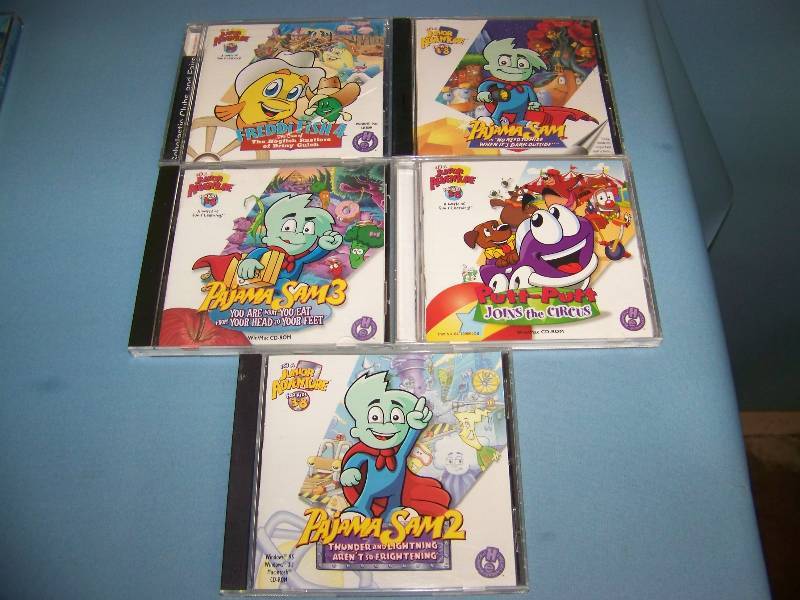 lot 70 image: (10) Kids CD PC  Computer Games and (1) Disney Music CD