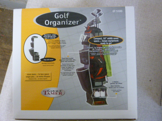 lot 39 image: New Garage Tamer Golf Organizer