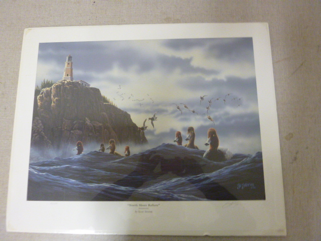 lot 64 image: North Shore Rafters Redheads Print