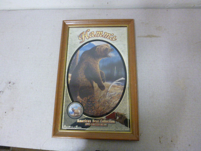 lot 67 image: Hamms American Bear Collection 1993 Grizzly Bear Mirror