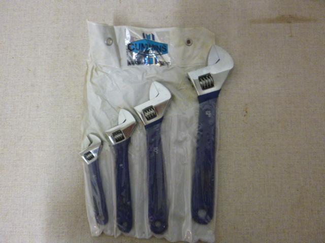lot 94 image: 4 Cummins Adjustable Wrenches